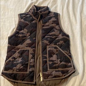 J Crew Camo Vest